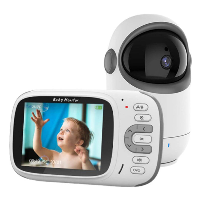 Câmera de monitoramento BabaCam 360° Pro com visão noturna.
