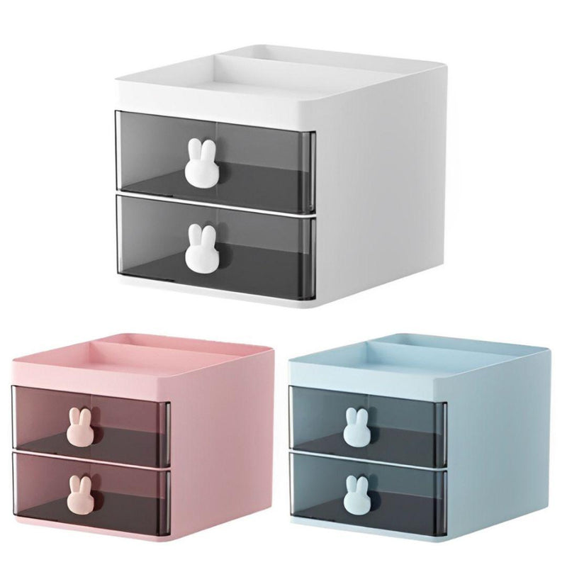 Organizador de mesa em forma de coelhinho para itens diversos